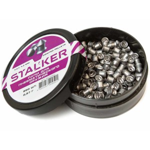 Пульки для пневматики STALKER Pointed pellets, калибр 4,5мм, вес 0,57г (250 шт./бан.)